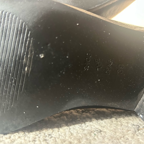 Shoe The Bear "Anna" Black Leather Ankle Boots - Picture 7 of 11